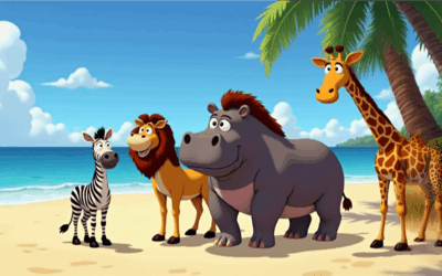 Dessin animé film Madagascar : Une Aventure palpitante  🐾