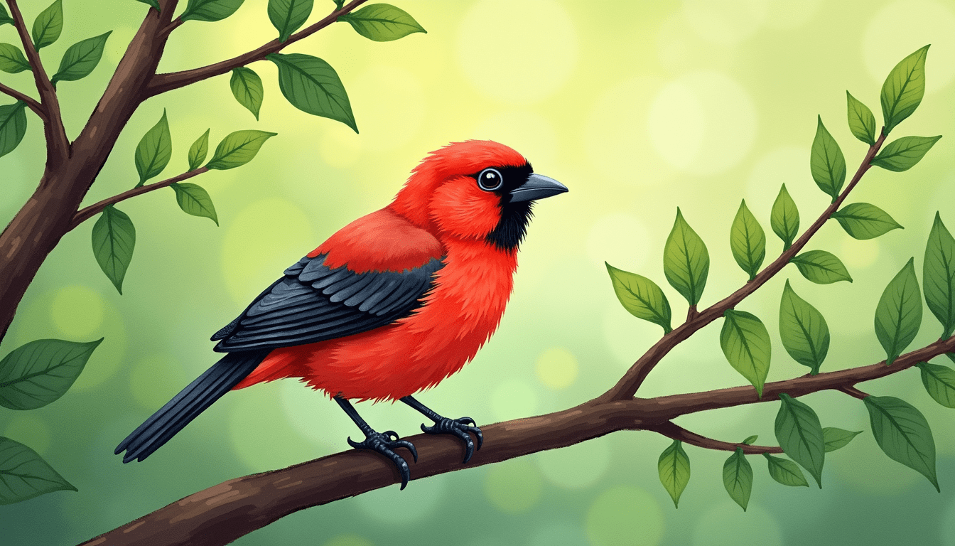 red_fody bird red fody