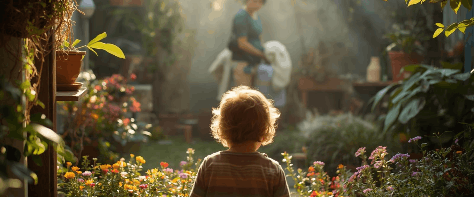 Ennui chez l'enfant développe autonomie