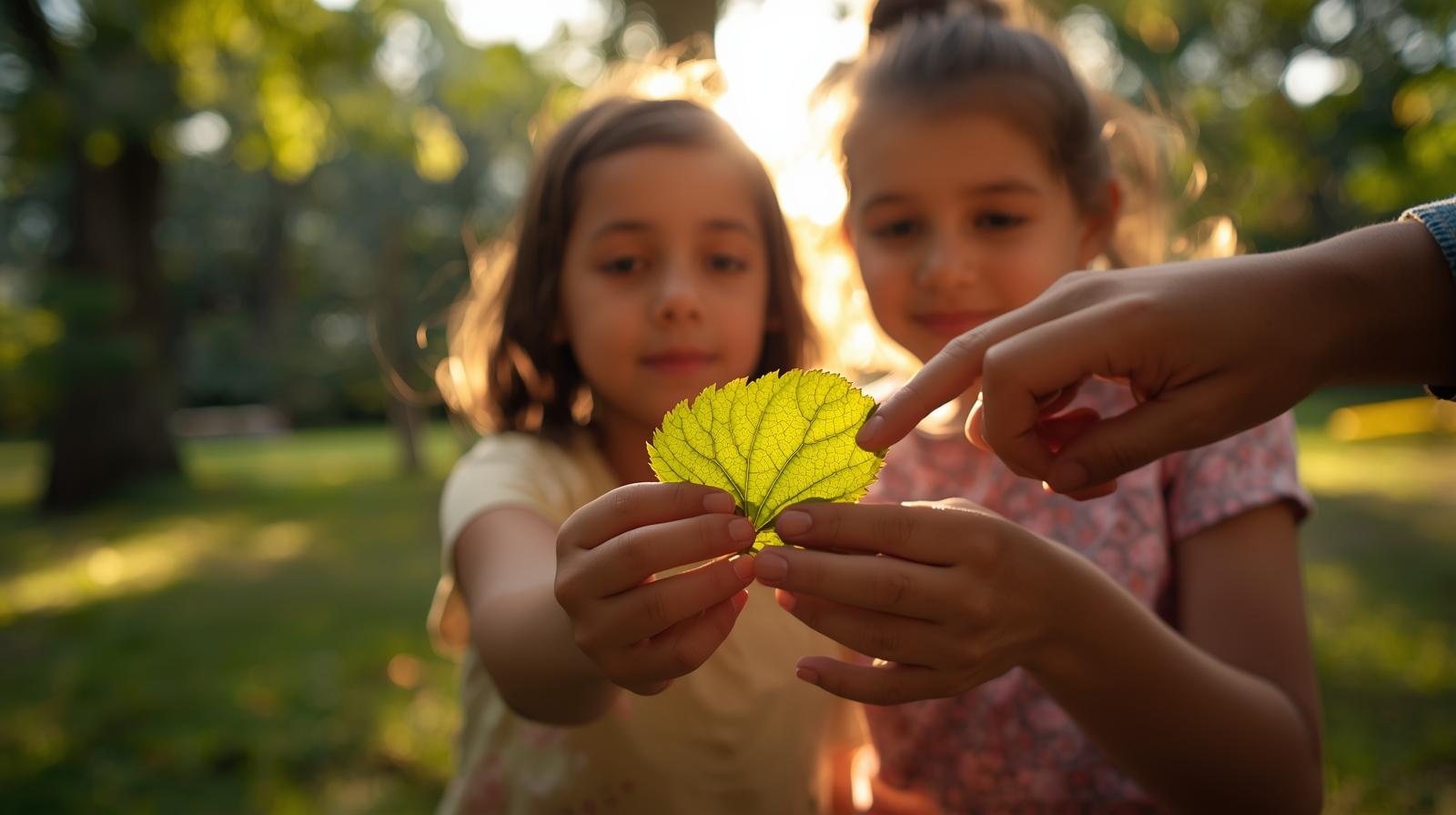 enfant dessinant des plantes dans un carnet d’explorateur
