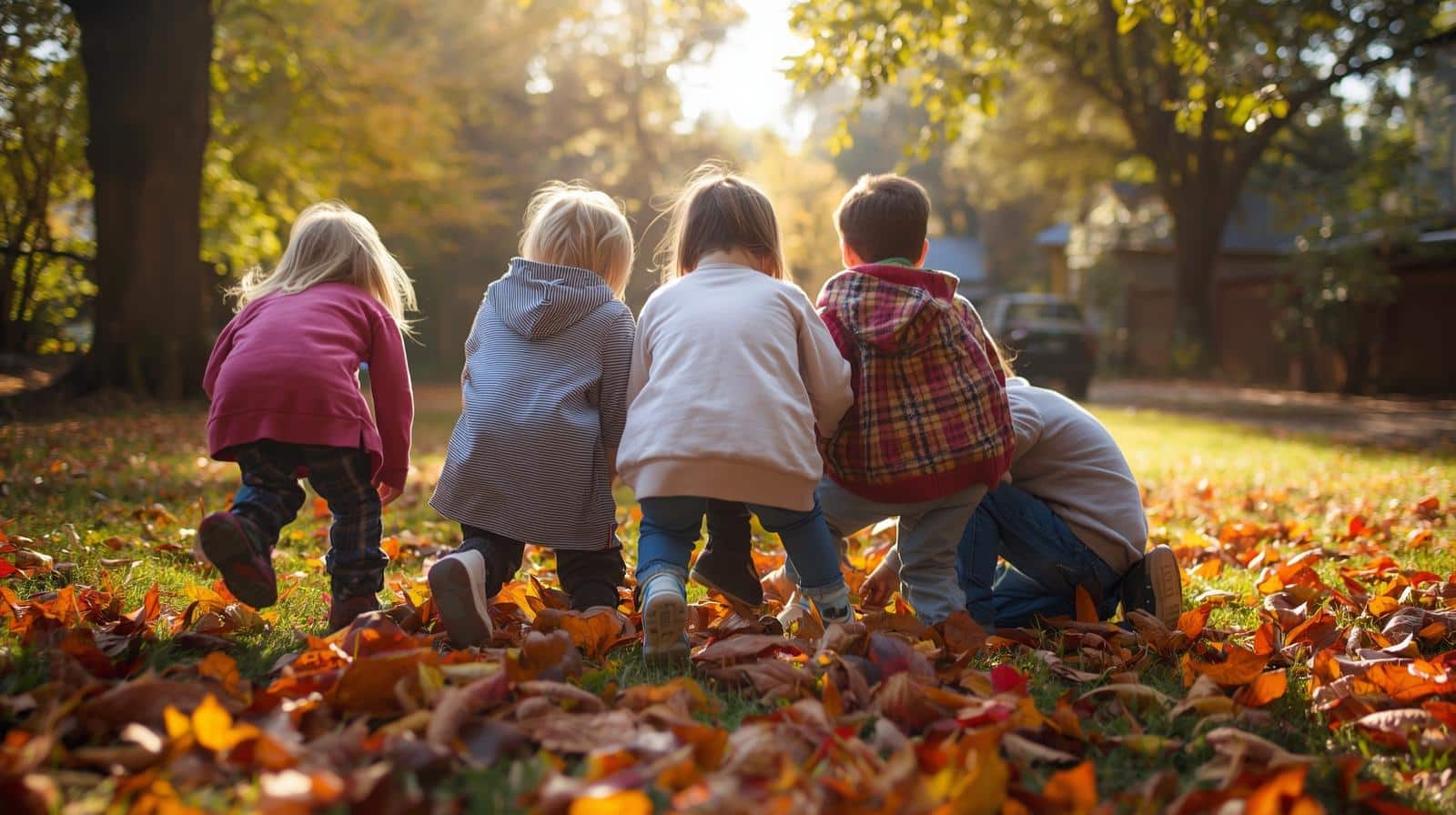 Des enfants bservent la nature au quotidien